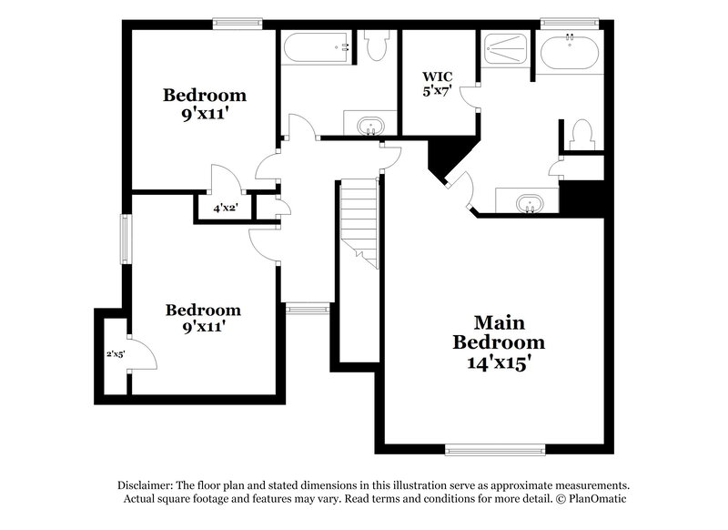 2,005/Mo, 3092 Sentinel Cir Lawrenceville, GA 30043 Floor Plan View 2