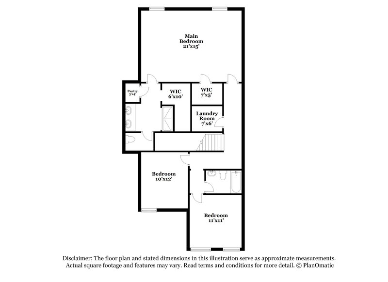 2,245/Mo, 410 Ruths Blvd Holly Springs, GA 30188 Floor Plan View 2