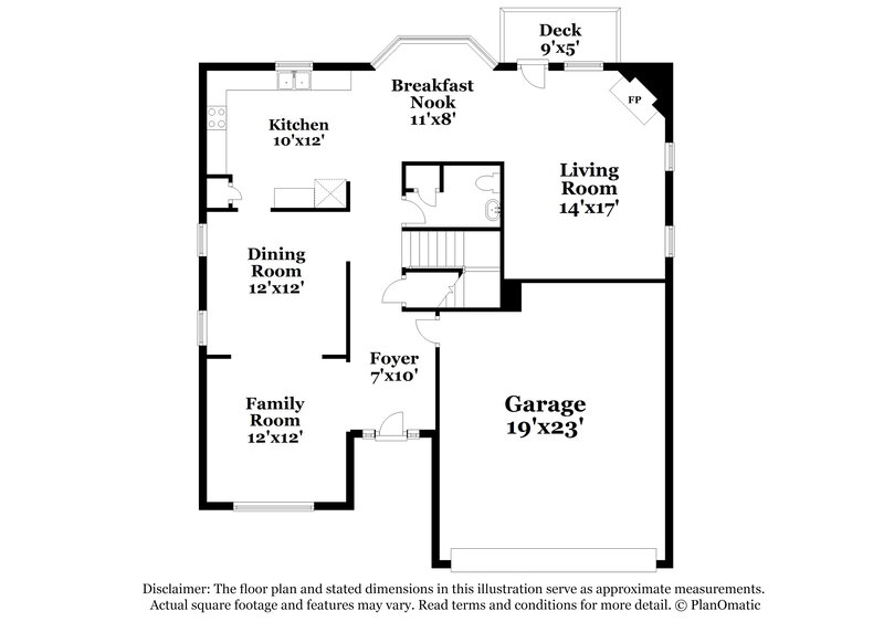 3,890/Mo, 2530 Walter Way Stockbridge, GA 30281 Floor Plan View