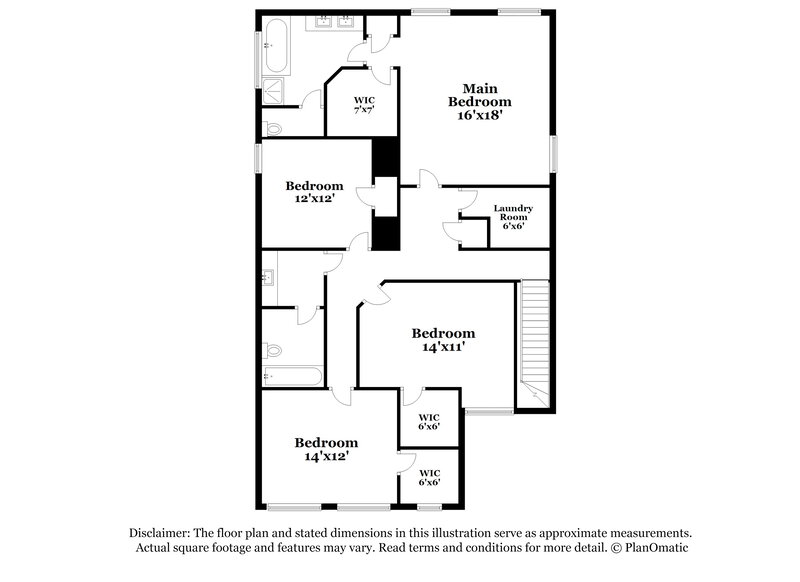 3,330/Mo, 2301 Church St Hampton, GA 30228 Floor Plan View 2
