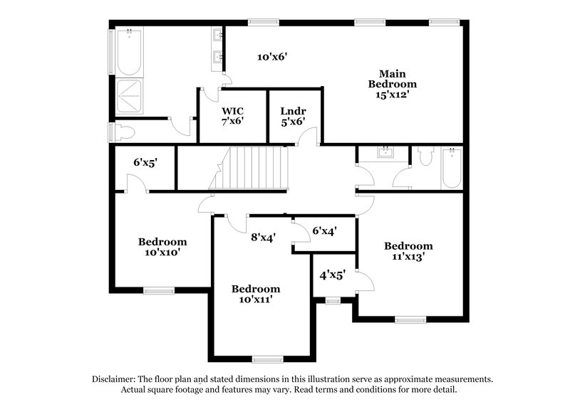 1,985/Mo, 155 Waters Edge Pkwy Temple, GA 30179 Floor Plan View 2