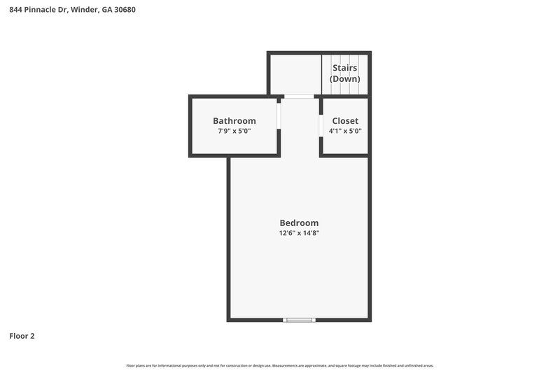 2,255/Mo, 844 Pinnacle Dr Winder, GA 30680 Floor Plan View 2