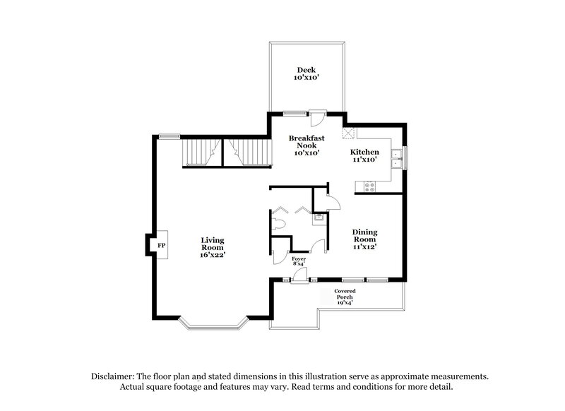 2,820/Mo, 4936 Condor Pl NE Marietta, GA 30066 Floorplan View