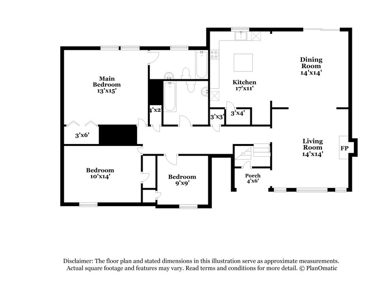 2,320/Mo, 170 Hyde Park Ct NE Kennesaw, GA 30144 Floor Plan View 2