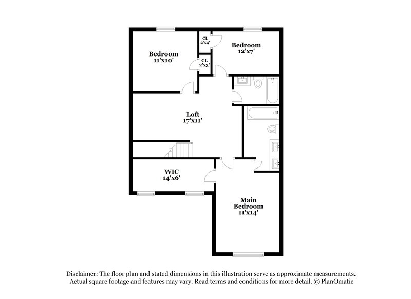 1,865/Mo, 1713 Cheryl Ln Griffin, GA 30224 Floor Plan View