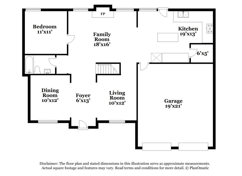 2,520/Mo, 4429 Estate St South Fulton, GA 30349 Floor Plan View