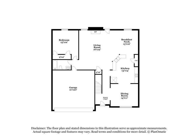 2,375/Mo, 216 Shelton Cir Temple, GA 30179 Floorplan View 2