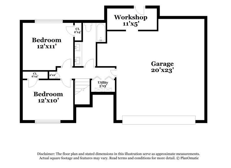2,225/Mo, 1393 Richland Creek Trl Sugar Hill, GA 30518 Floor Plan View 2