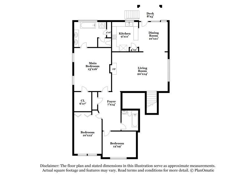 2,300/Mo, 1442 Paddocks Ct Powder Springs, GA 30127 Floorplan View 2
