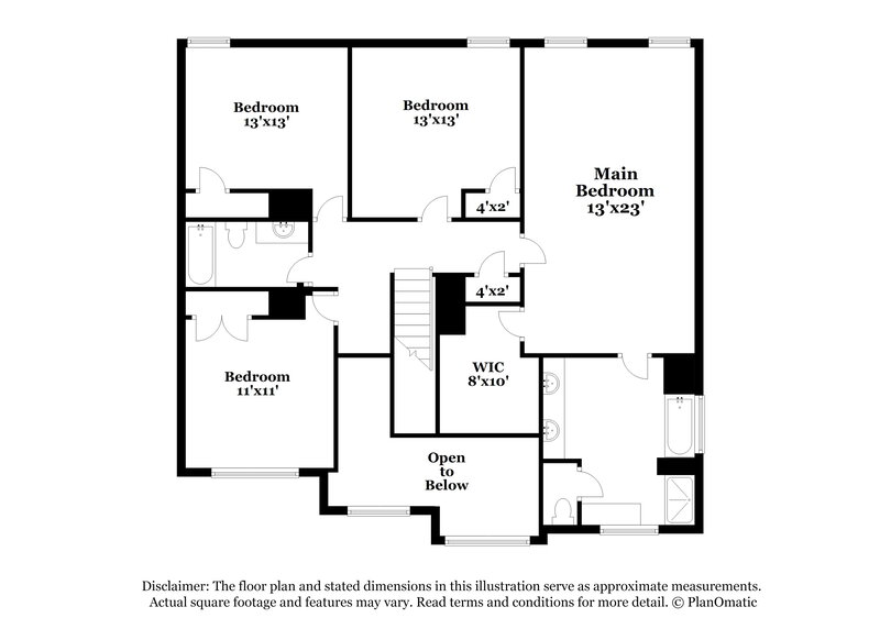 3,390/Mo, 221 Christopher Michael Ln Hampton, GA 30228 Floor Plan View 2