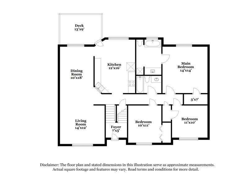 2,100/Mo, 185 Woodstream Dr Newnan, GA 30265 Floor Plan View 2