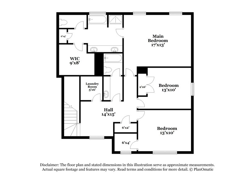 2,200/Mo, 88 High Point Way Hiram, GA 30141 Floorplan View