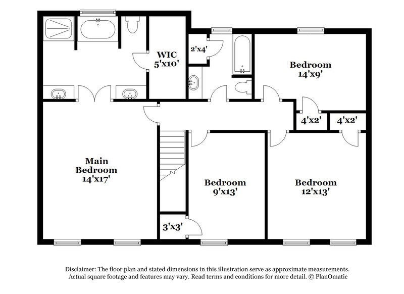 2,435/Mo, 1910 Meadowchase Ct Snellville, GA 30078 Floor Plan View