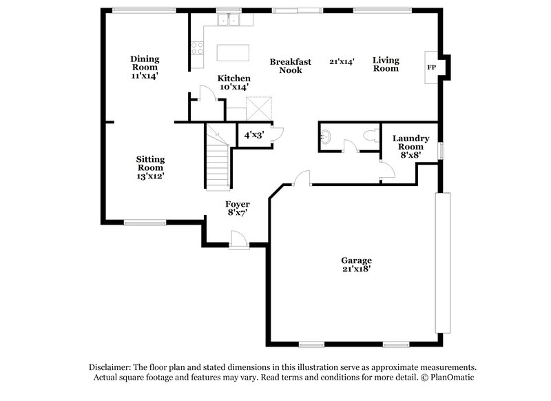 2,350/Mo, 135 Greenland Dr McDonough, GA 30253 Floor Plan View
