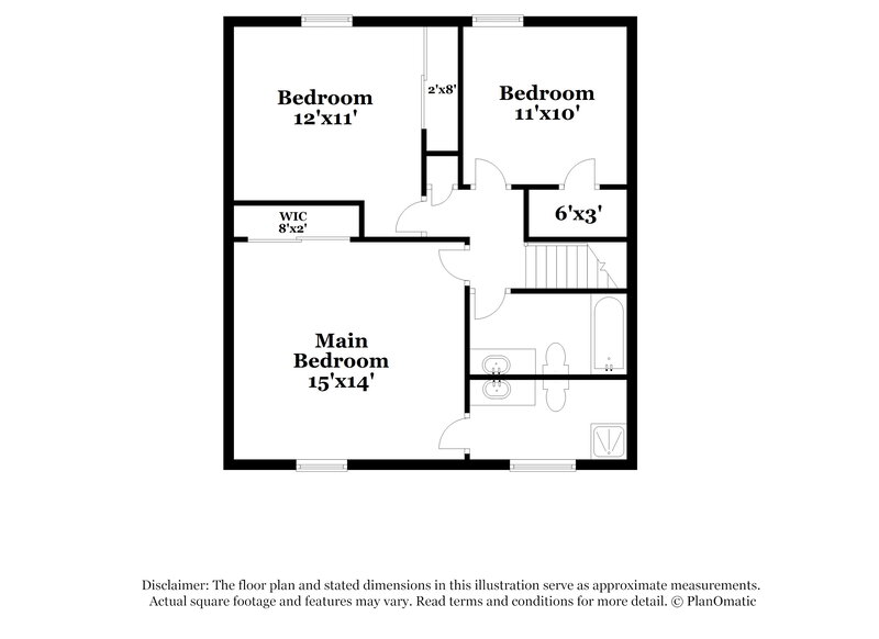1,875/Mo, 216 Slicky Rock Ct Riverdale, GA 30274 Floor Plan View 2