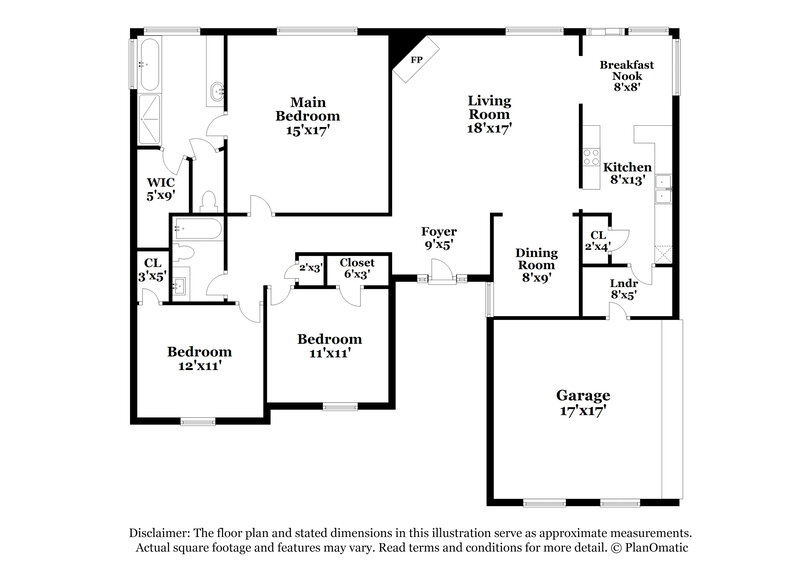 2,260/Mo, 5912 Sycamore Ridge Dr Sugar Hill, GA 30518 Floor Plan View