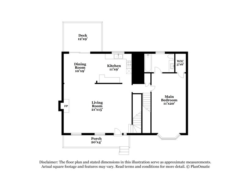 2,335/Mo, 2405 Betsy Ct SW Marietta, GA 30008 Floor Plan View