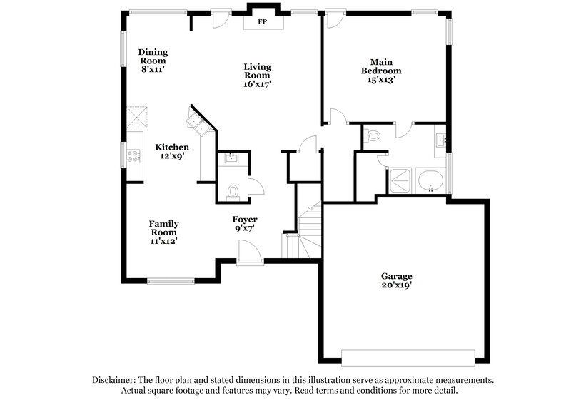 2,790/Mo, 1461 Starling Ct Hampton, GA 30228 Floor Plan View 2