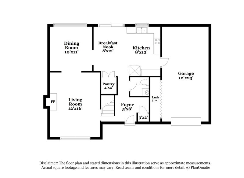 2,260/Mo, 885 Trace Cir NE Marietta, GA 30066 Floor Plan View