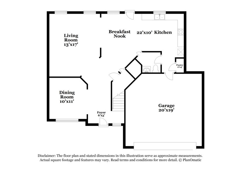 1,745/Mo, 40 Stone Ridge Way Covington, GA 30016 Floorplan View 2