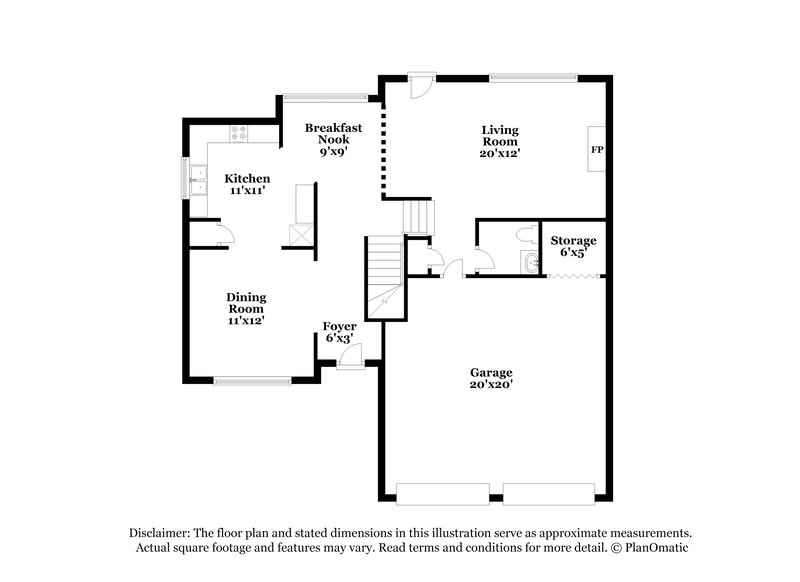 1,940/Mo, 821 River Mist Dr Jonesboro, GA 30238 Floor Plan View