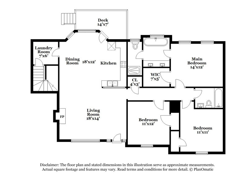 2,710/Mo, 215 Mountain Ln Covington, GA 30016 Floor Plan View 2