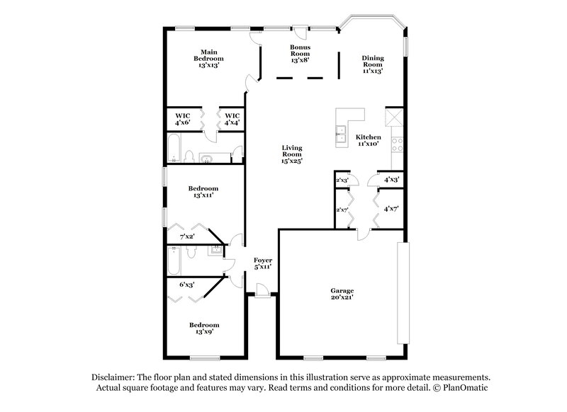 1,685/Mo, 1476 Lakeview Pkwy Villa Rica, GA 30180 Floorplan View