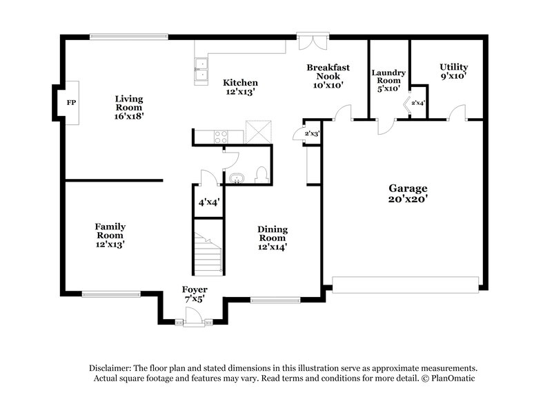2,425/Mo, 198 Babbling Brook Dr McDonough, GA 30252 Floor Plan View
