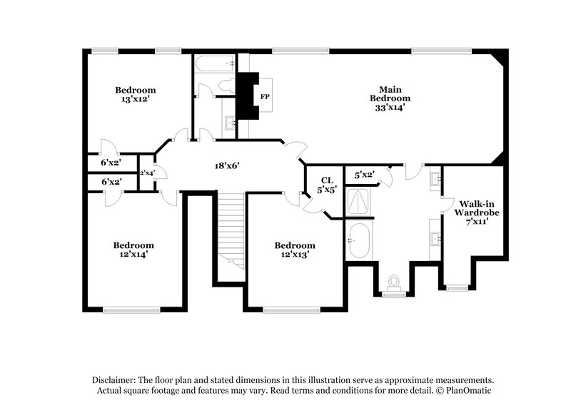 2,425/Mo, 198 Babbling Brook Dr McDonough, GA 30252 Floor Plan View 2