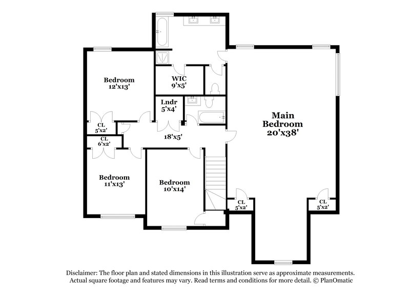 2,575/Mo, 357 Cobblestone Ct Hampton, GA 30228 Floor Plan View 2