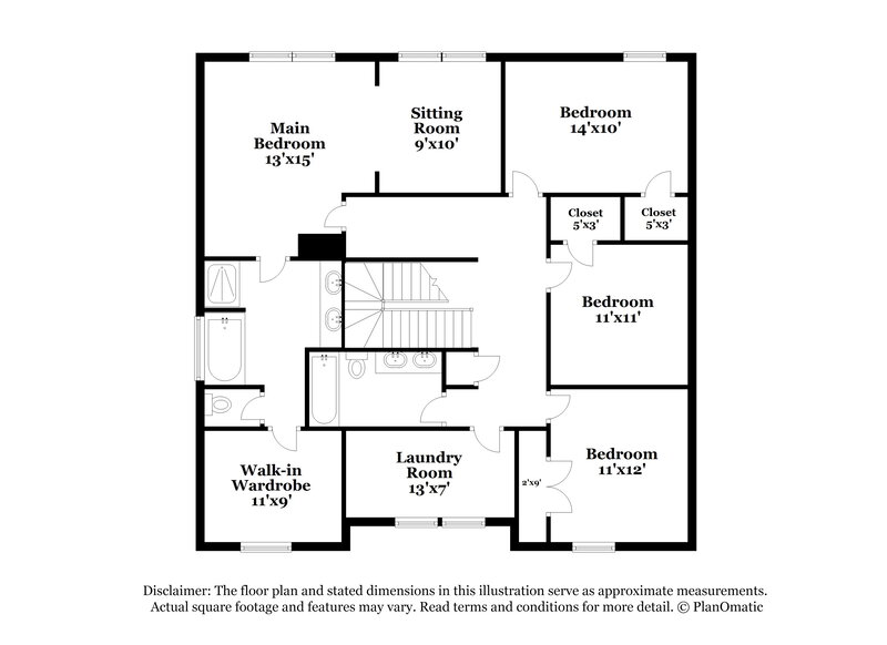 2,435/Mo, 5828 Hackberry Lane Braselton, GA 30517 Floor Plan View 2