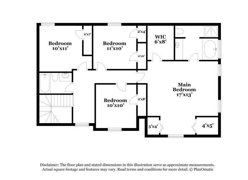 2,085/Mo, 4720 Bald Eagle Way Douglasville, GA 30135 Floor Plan View