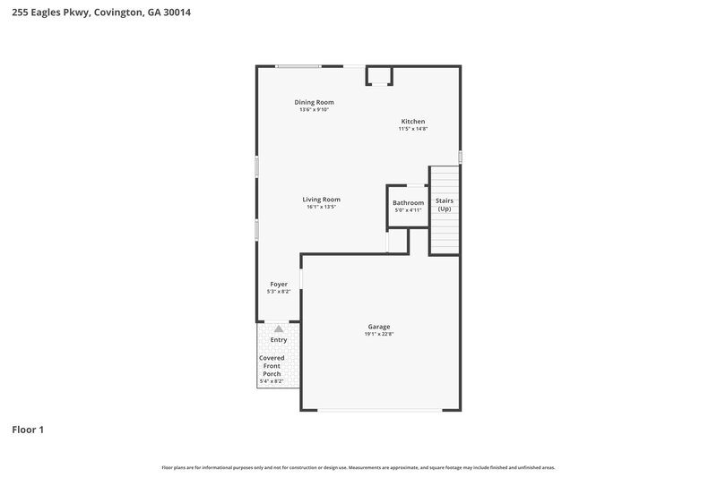 1,975/Mo, 255 Eagles Pkwy Covington, GA 30014 Floor Plan View