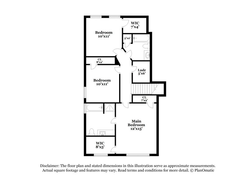2,005/Mo, 202 Goldleaf Dr Hampton, GA 30228 Floor Plan View 2