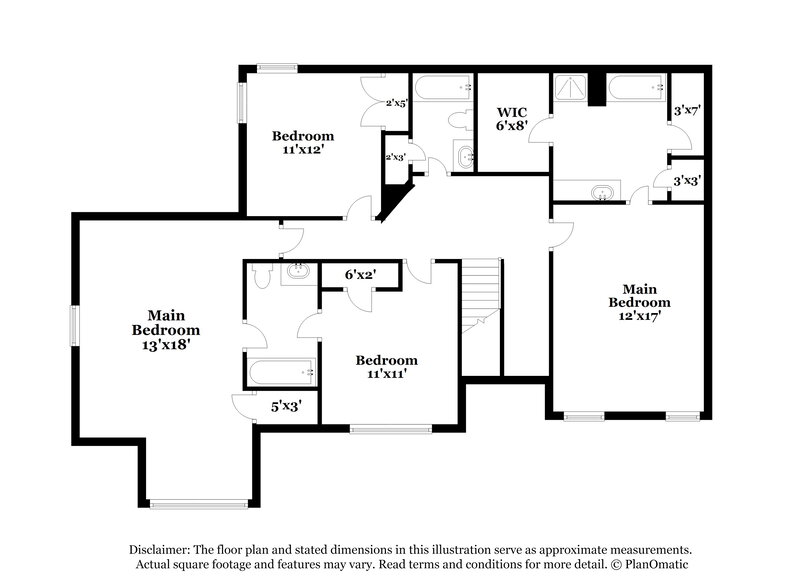 3,330/Mo, 4756 Buffalo St Fairburn, GA 30213 Floor Plan View 2