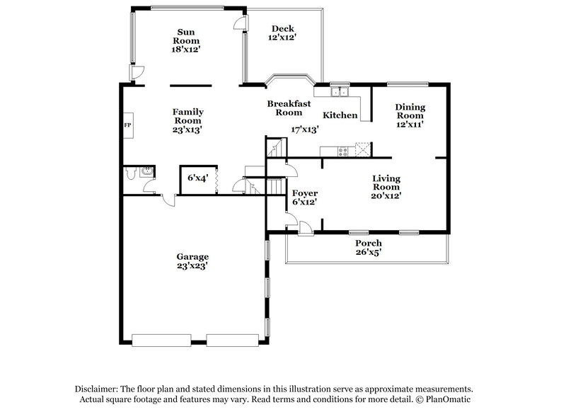 2,550/Mo, 135 Tanglewood Dr Fayetteville, GA 30214 Floorplan View
