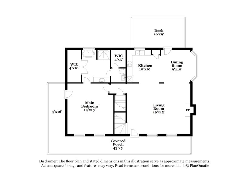 1,875/Mo, 46 Muscadine Ct Douglasville, GA 30134 Floor Plan View