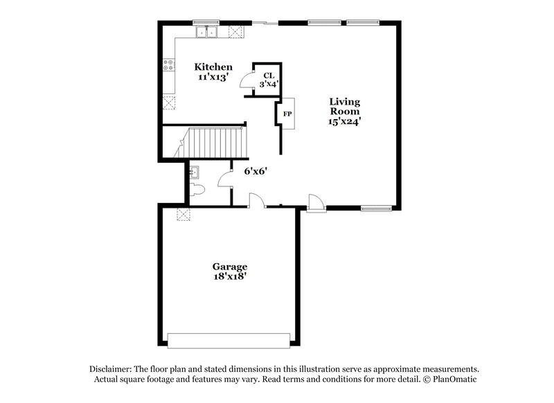 1,855/Mo, 6592 Lake Mill Trce Lithonia, GA 30038 Floor Plan View