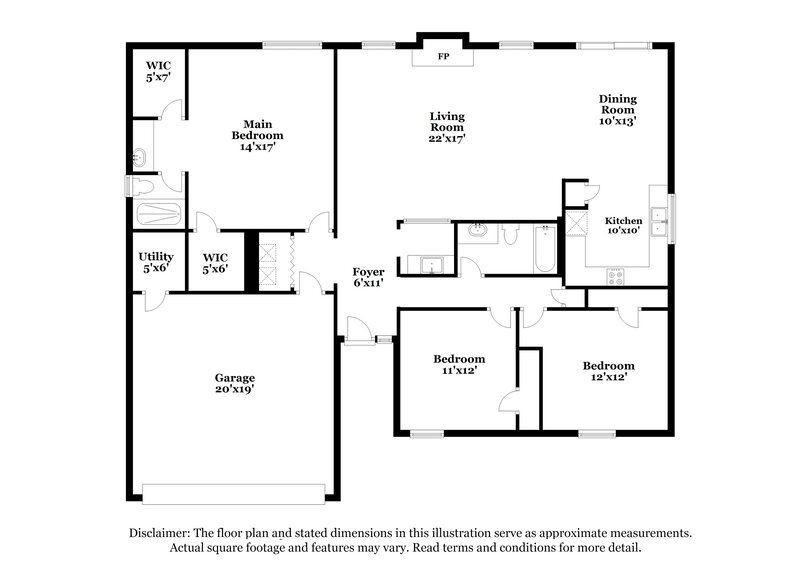 2,045/Mo, 4795 Jamerson Forest Cir Marietta, GA 30066 Floor Plan View