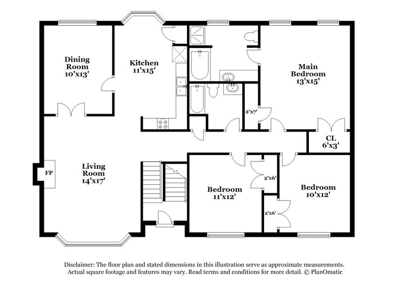 2,255/Mo, 11562 Registry Blvd Hampton, GA 30228 Floor Plan View