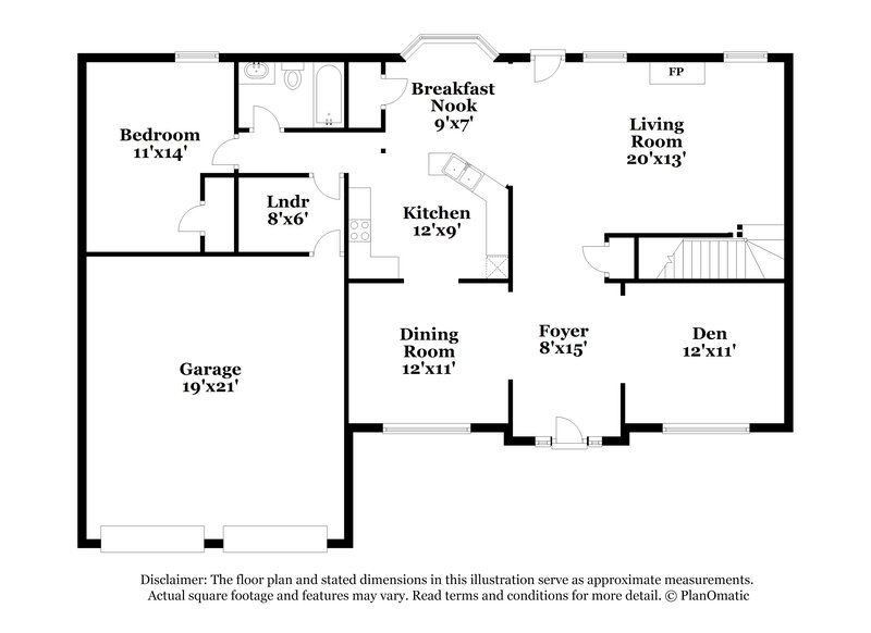 2,615/Mo, 625 Blueangel Dr College Park, GA 30349 Floor Plan View