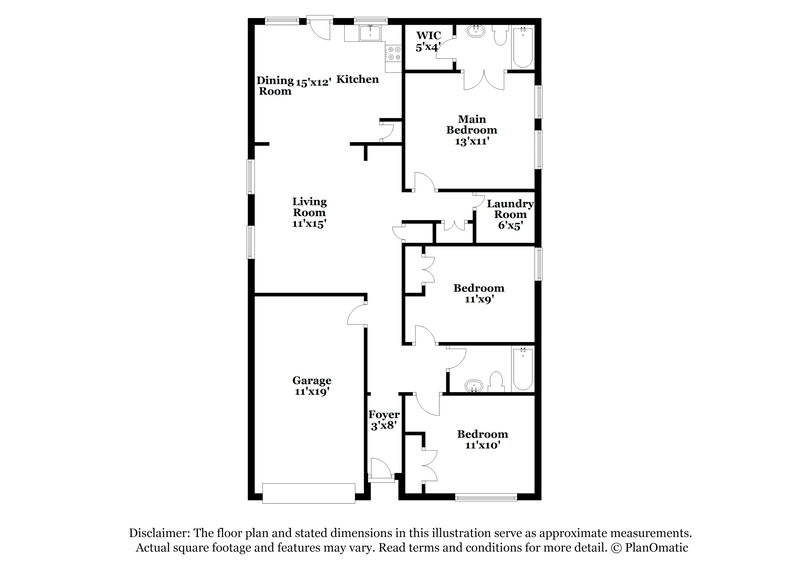 1,770/Mo, 13 Samuel Way NW Cartersville, GA 30121 Floorplan View