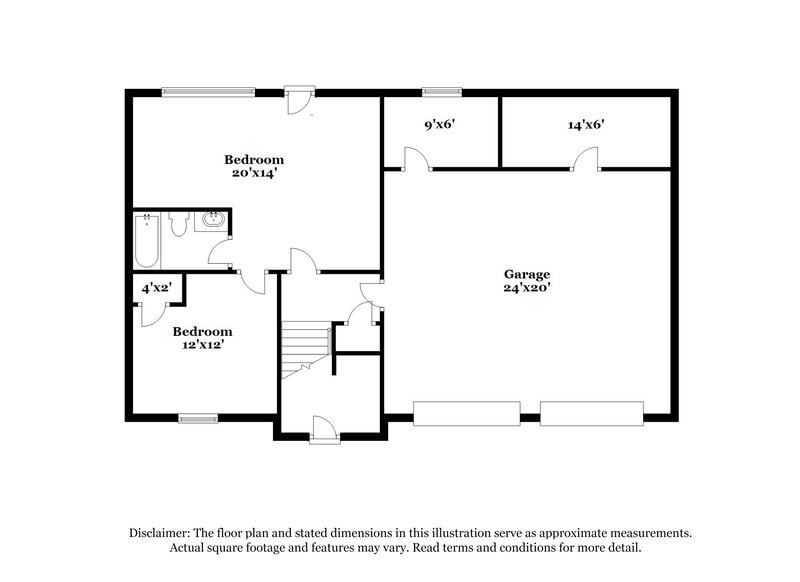 2,960/Mo, 207 Depot Ln Dallas, GA 30157 Floor Plan View