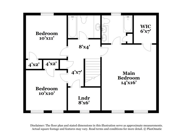 2,165/Mo, 1124 Pepperwood Trl Norcross, GA 30093 Floor Plan View 2