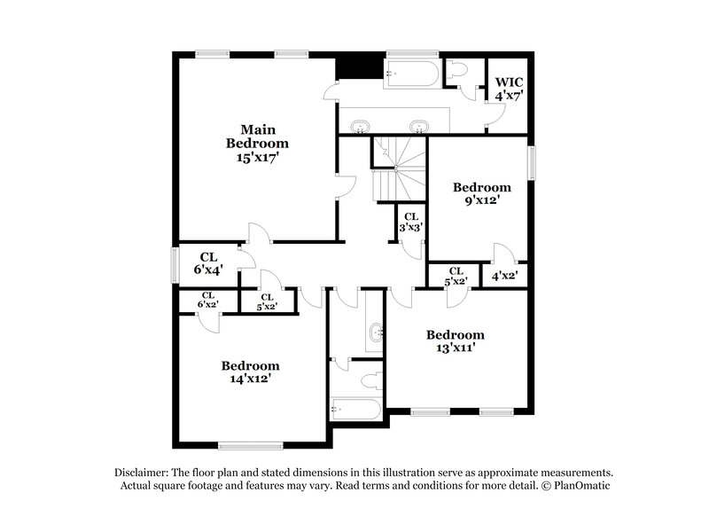 1,975/Mo, 214 Arbor Dr Rockmart, GA 30153 Floorplan View 2