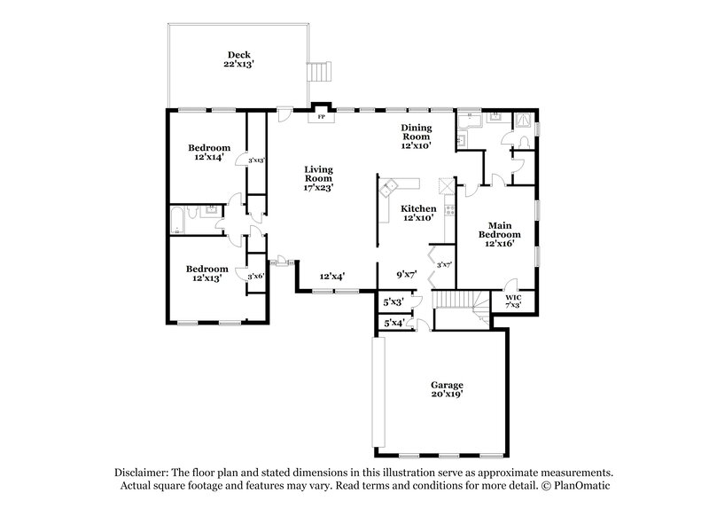 2,270/Mo, 97 Pebble Creek Dr Newnan, GA 30265 Floor Plan View