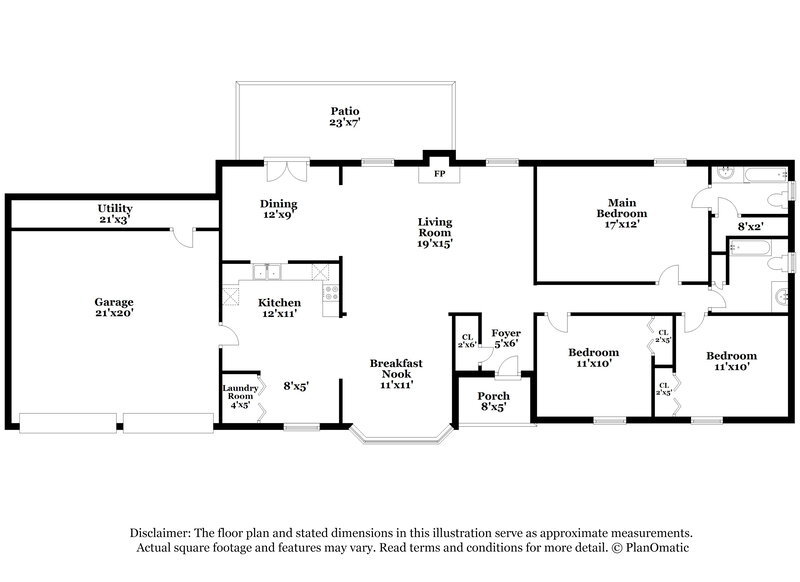 2,390/Mo, 4371 S Landing Dr Marietta, GA 30066 Floor Plan View