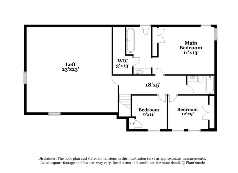 2,660/Mo, 573 Stonemill Mnr Lithonia, GA 30058 Floor Plan View 2
