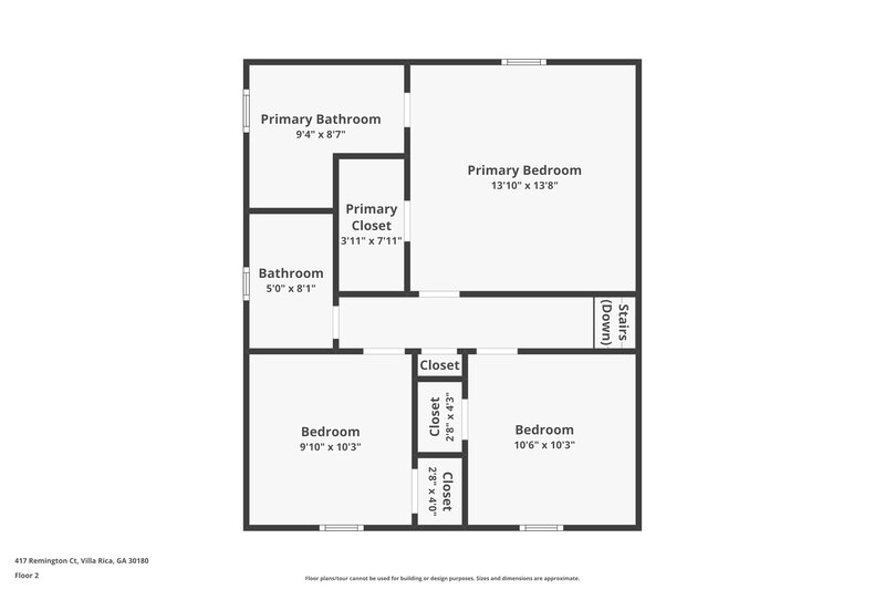 2,270/Mo, 417 Remington Ct Villa Rica, GA 30180 Floor Plan View 3