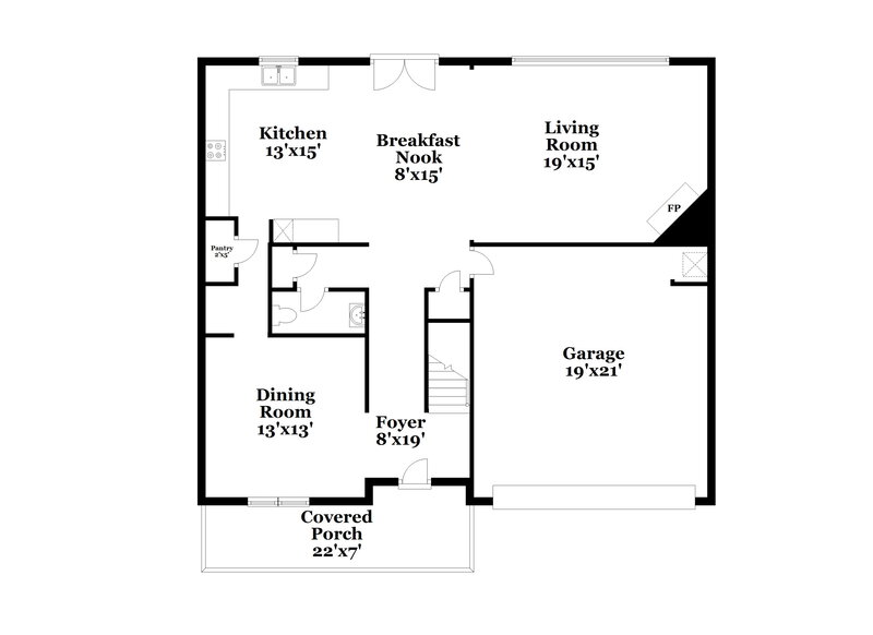 2,475/Mo, 831 Collingsworth Ln Lawrenceville, GA 30043 Floor Plan View
